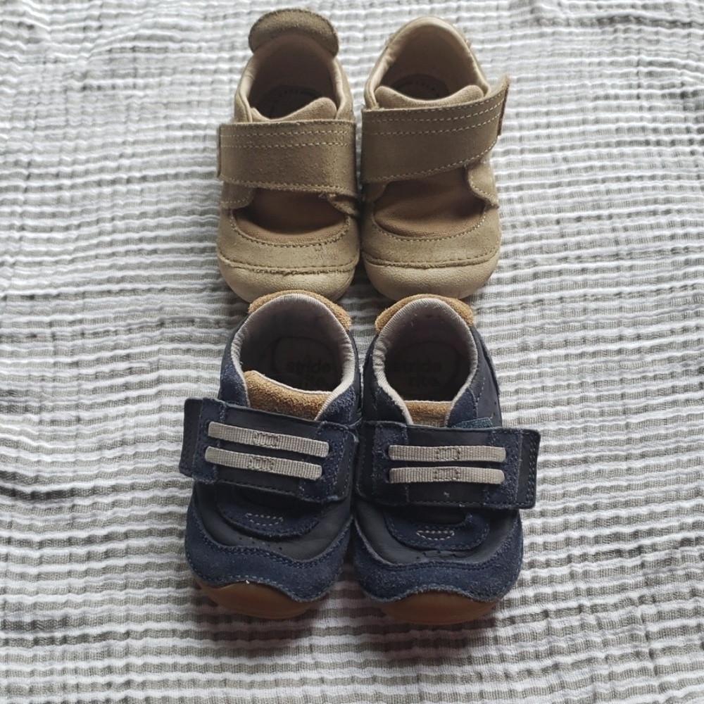 2 Pairs of Stride Rite Toddler Boys Shoes 5.5 wide